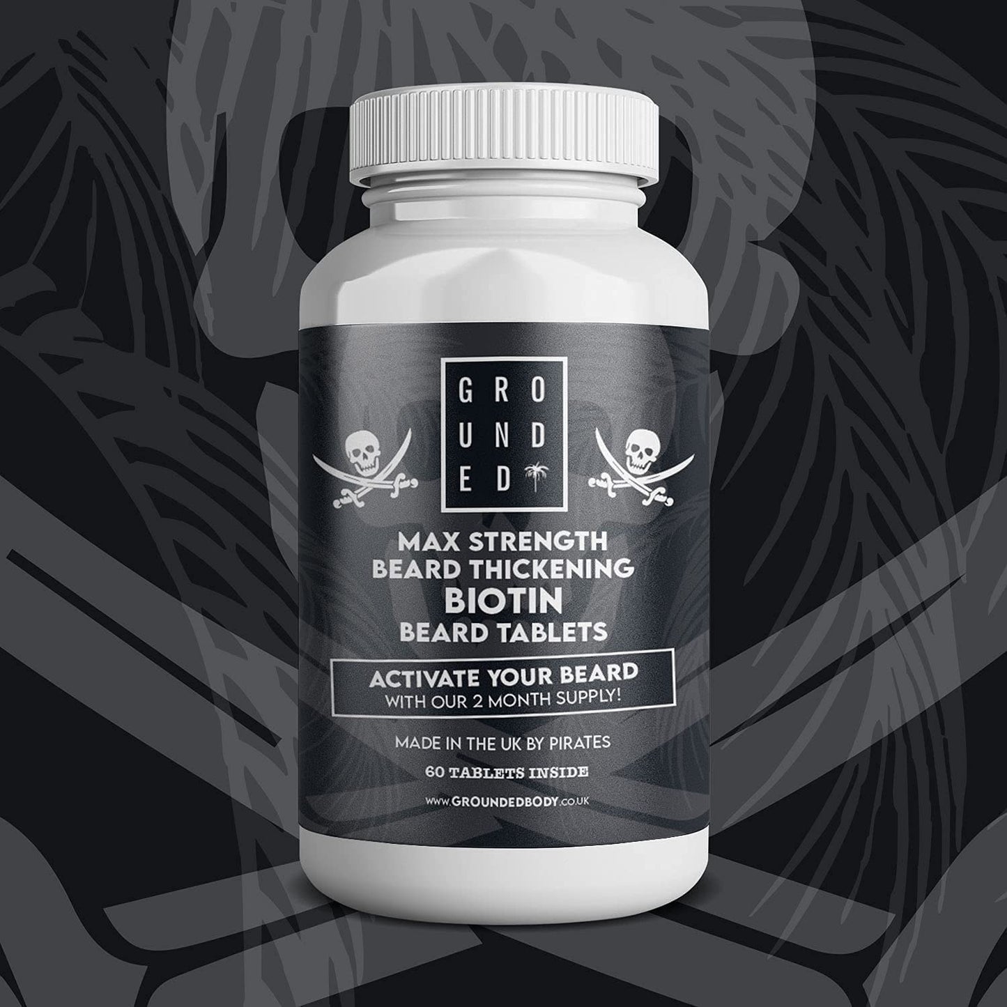 Biotin Beard Growth Tablets - Herbalshire Handmade Herbal Products