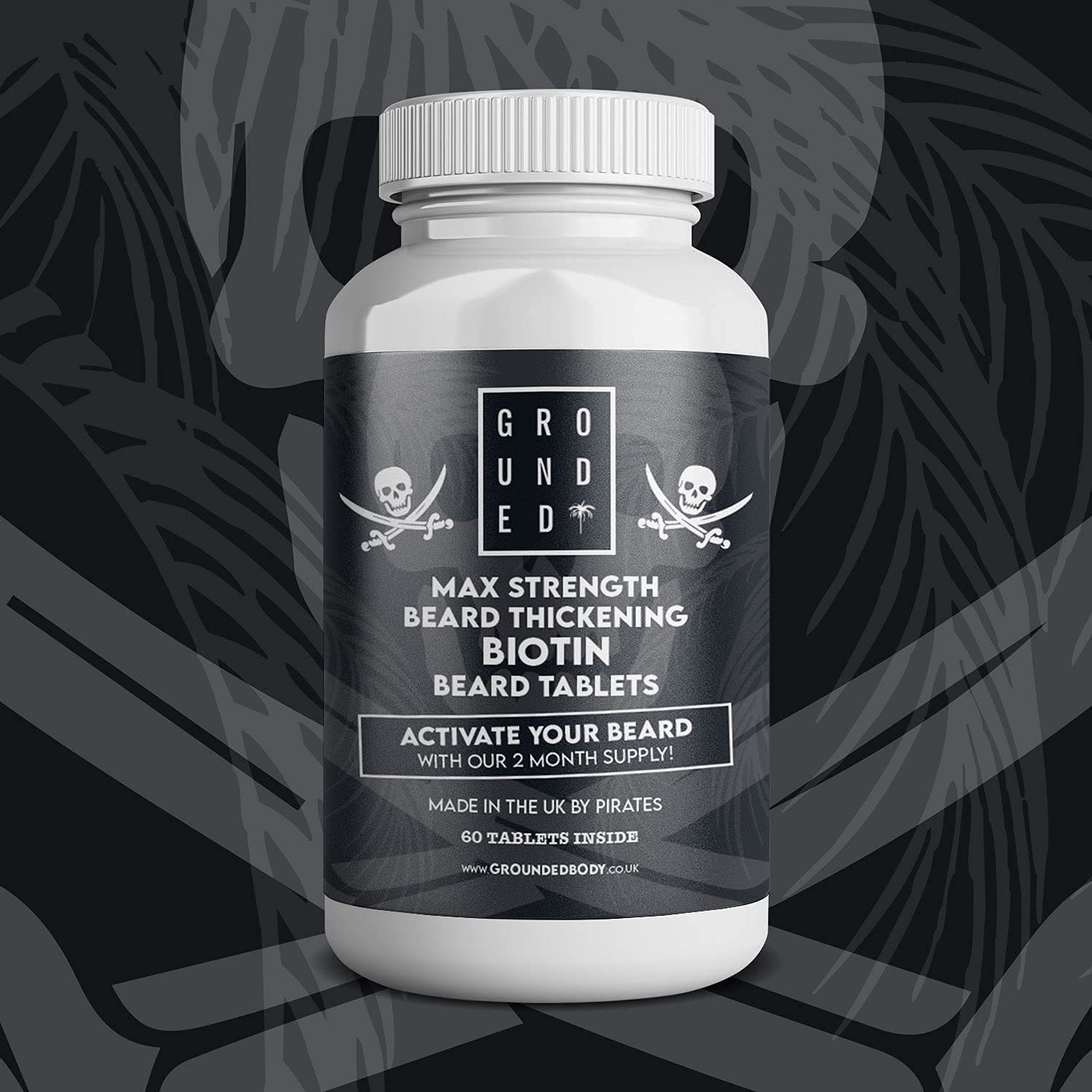 Biotin Beard Growth Tablets - Herbalshire Handmade Herbal Products
