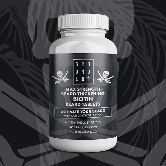 Biotin Beard Growth Tablets - Herbalshire Handmade Herbal Products