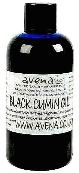 Black Cumin Seed Nigella Sativa Oil, Pure Cold Pressed Organic Unrefined Virgin - Herbalshire Handmade Herbal Products