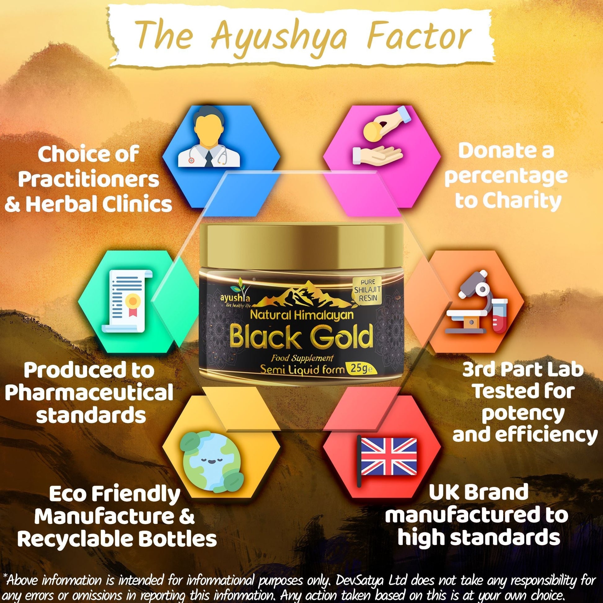 Black Gold Pure Himalayan Shilajit Resin, Natural Source of Fulvic Acid - 25 grm - Herbalshire Handmade Herbal Products