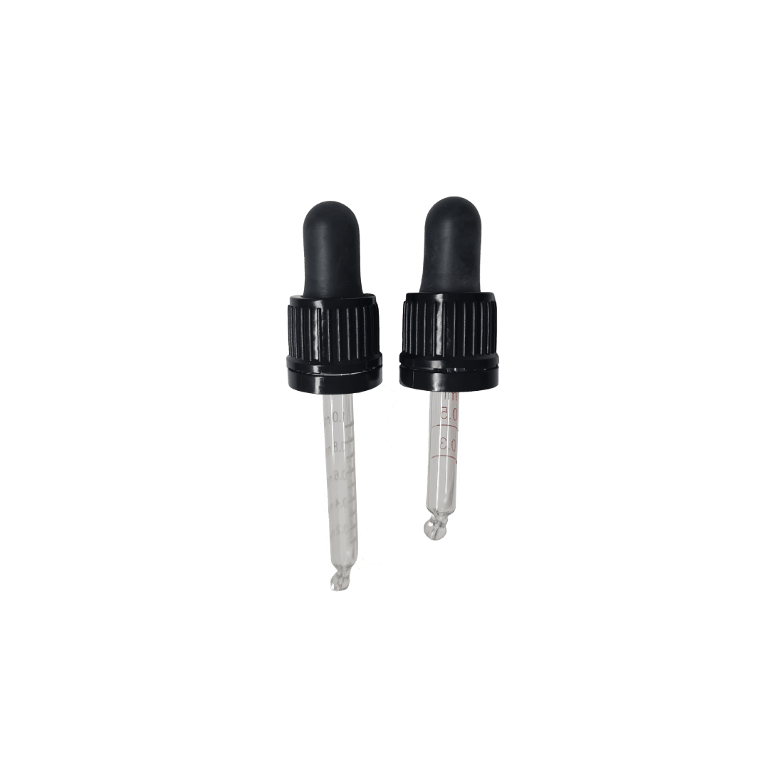 Black Pipettes - Herbalshire Handmade Herbal Products