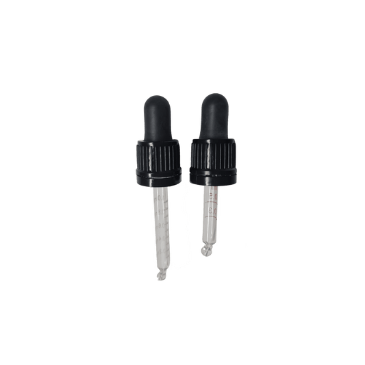 Black Pipettes - Herbalshire Handmade Herbal Products