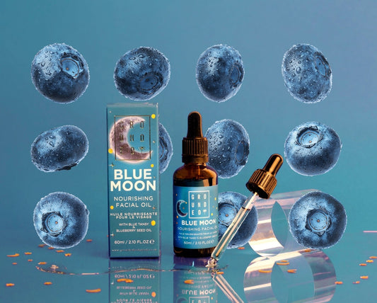 Blue Moon - Blueberry and Blue Tansy Luxe Facial Oil - Herbalshire Handmade Herbal Products
