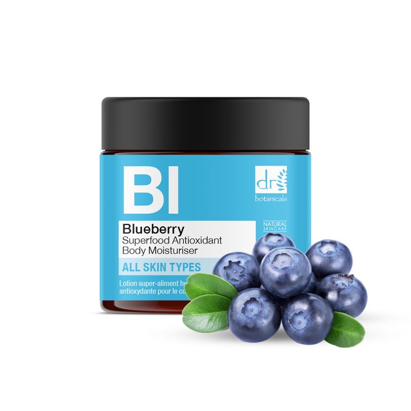 Blueberry Superfood Antioxidant Body Moisturiser 60ml - Herbalshire Handmade Herbal Products