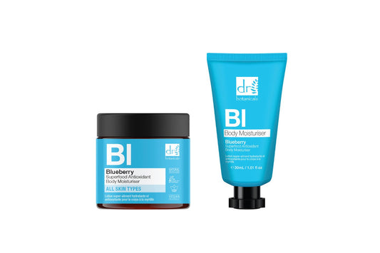 Blueberry Superfood Antioxidant Body Moisturiser Duo - Herbalshire Handmade Herbal Products