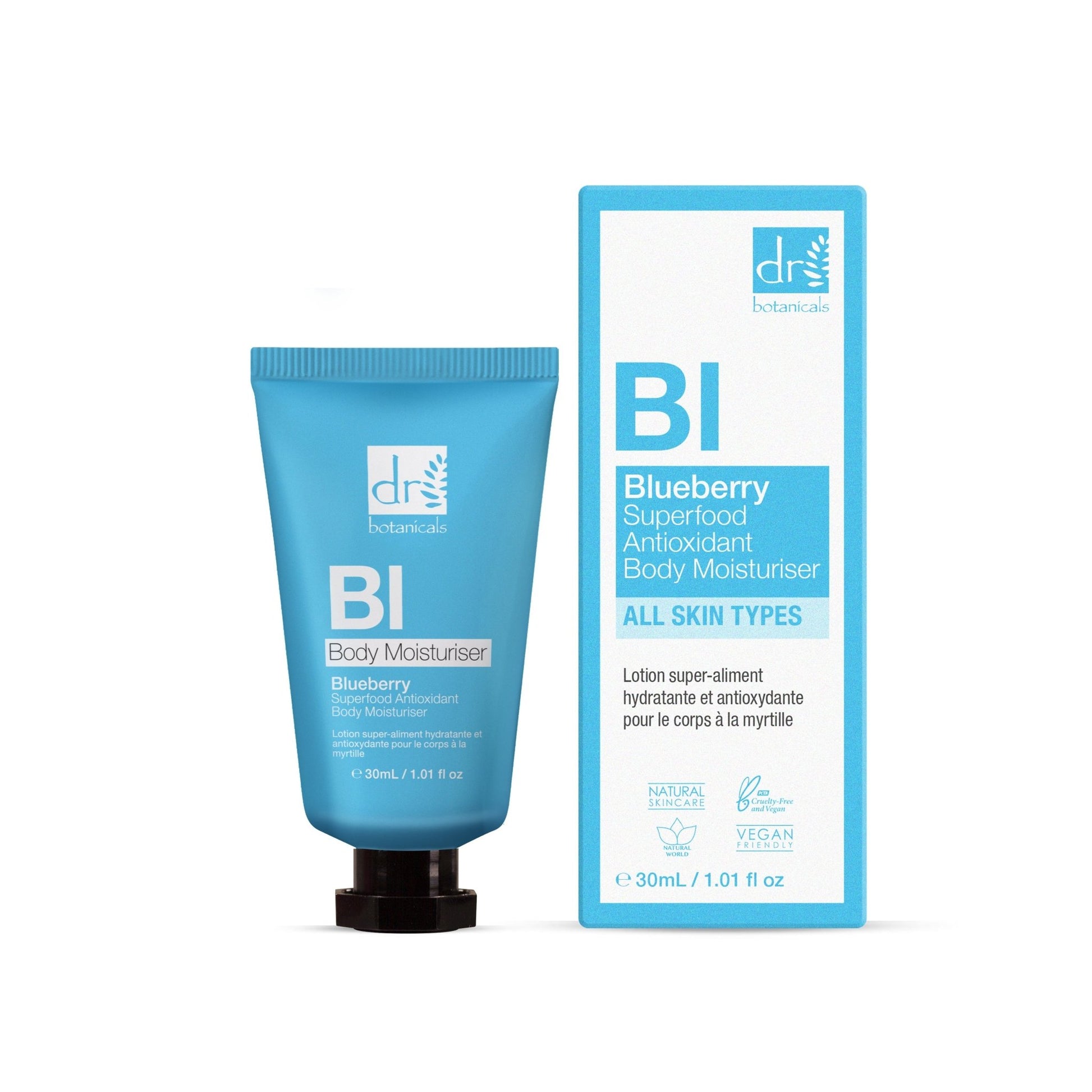 Blueberry Superfood Antioxidant Body Moisturiser Duo - Herbalshire Handmade Herbal Products