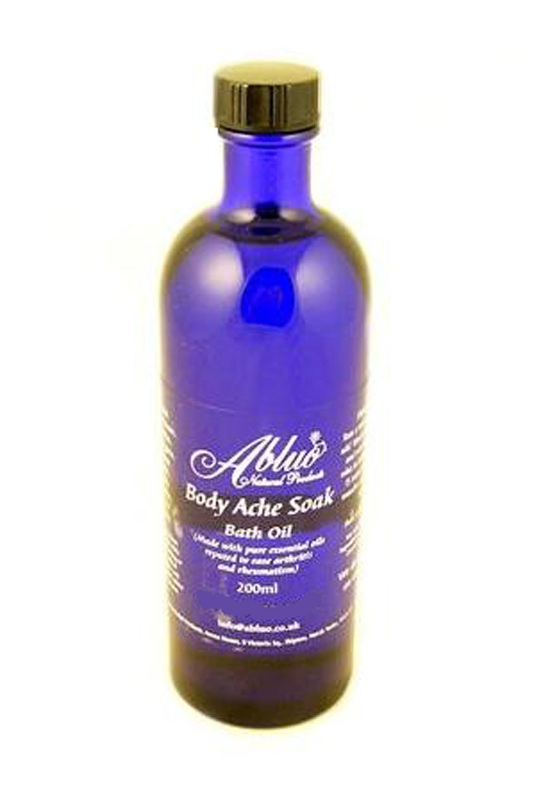 Body Ache Soak Bath Oil - 250ml - Ultra Relief Deep Penetration Joint Muscles - Herbalshire Handmade Herbal Products