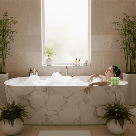 Boxed Single Massage Soaps - Spearmint & Eucalyptus - Herbalshire Handmade Herbal Products