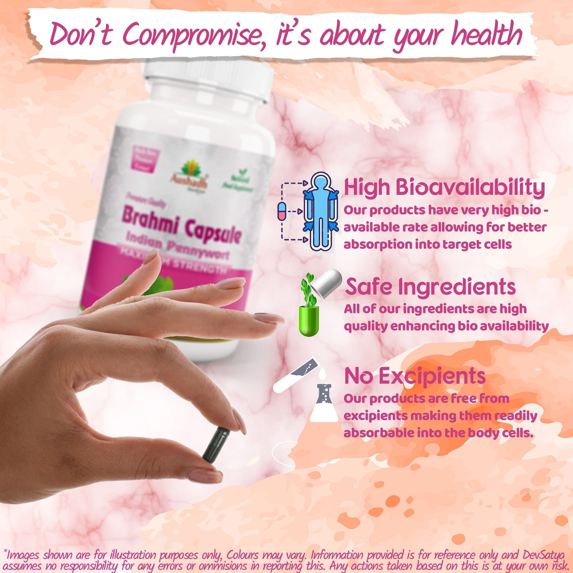 Brahmi Capsule - Herbalshire Handmade Herbal Products
