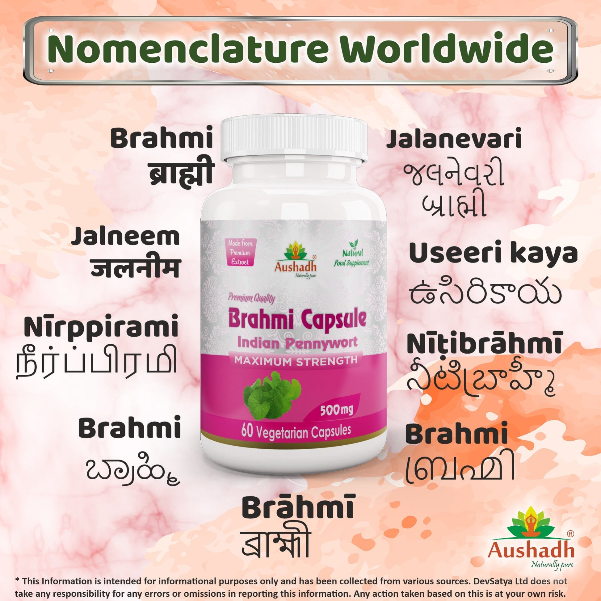Brahmi Capsule - Herbalshire Handmade Herbal Products
