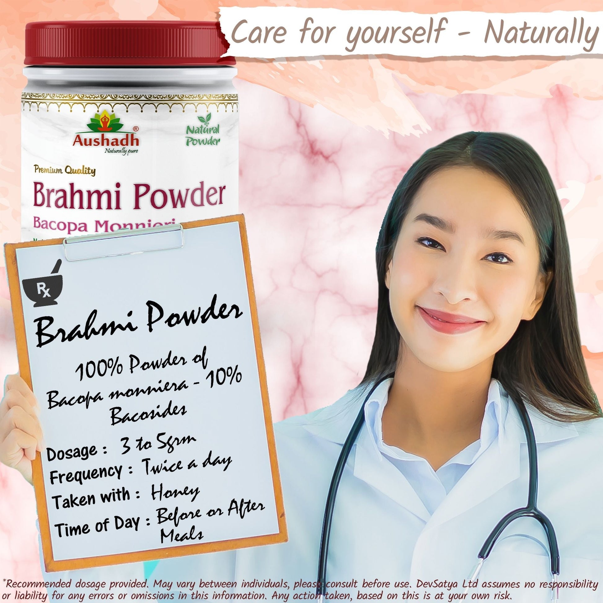 Brahmi Powder - Herbalshire Handmade Herbal Products