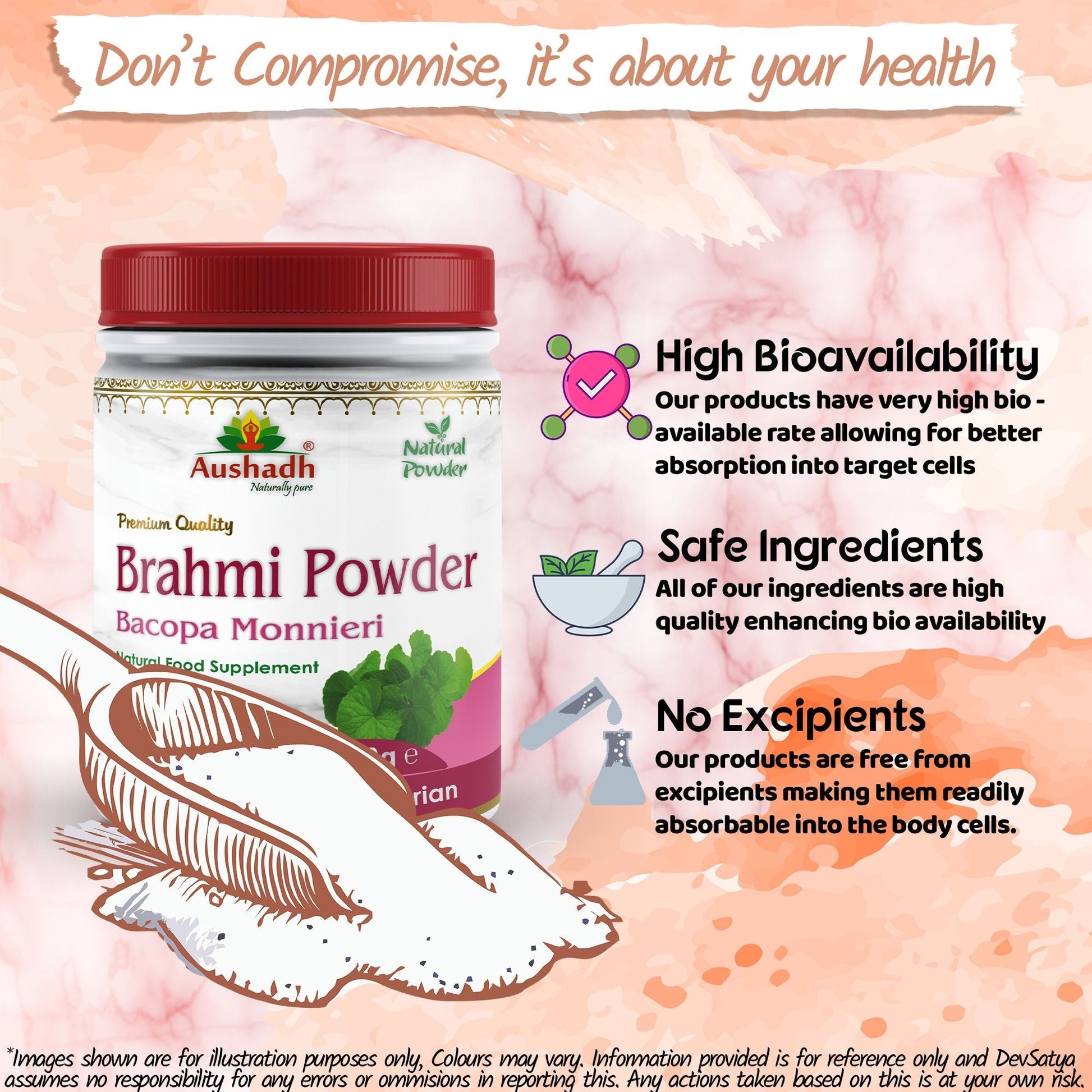 Brahmi Powder - Herbalshire Handmade Herbal Products