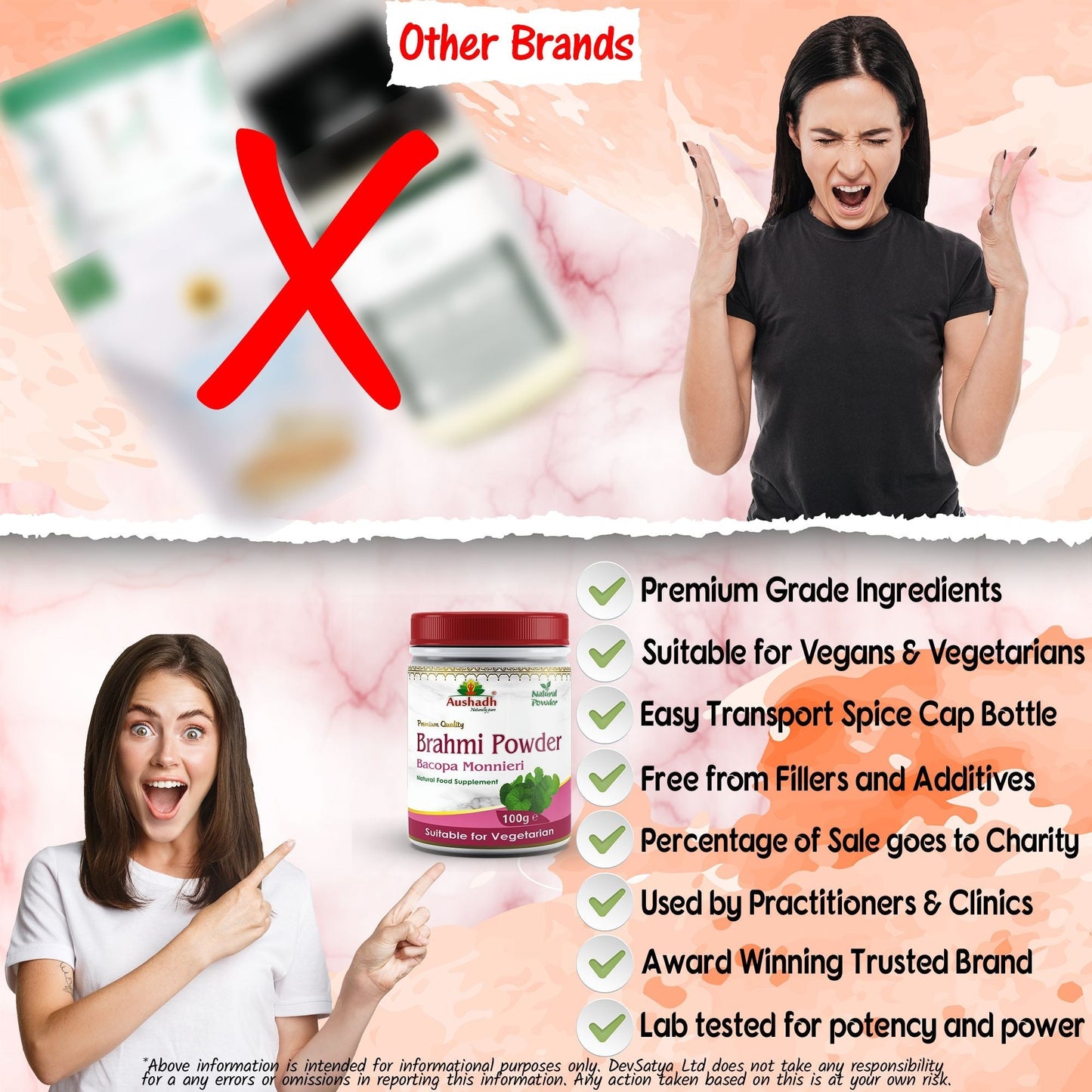 Brahmi Powder - Herbalshire Handmade Herbal Products