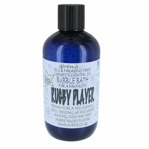 Bubble Bath Gift For Rugby Player Natural Plant Oils Made In Yorkshire By Hand - Herbalshire Handmade Herbal Products
