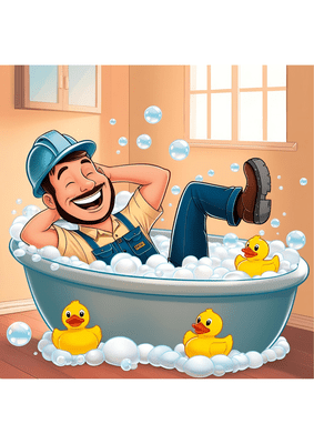 Builder’s Bubble Bath – Deep Foam Cleaning Soak with Ylang Ylang – 250ml Vegan - Herbalshire Handmade Herbal Products