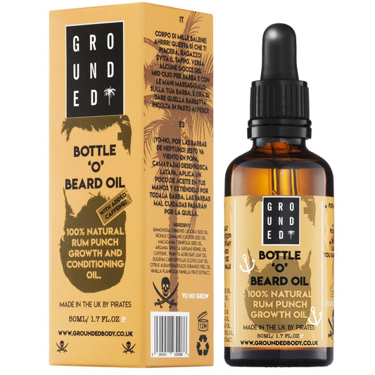 Caffeine infused Oil Beard Growth YOHOGROW - Herbalshire Handmade Herbal Products