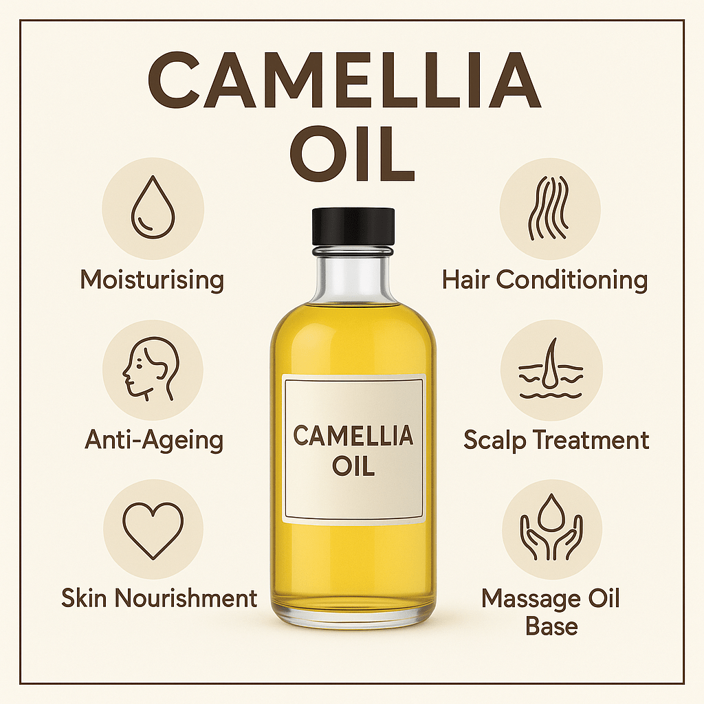 Hydrate & Renew - Camellia Oil Anti-Ageing Moisturiser - Herbalshire Handmade Herbal Products