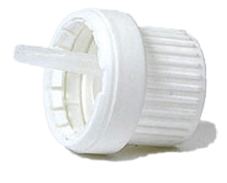 Cap, White Plastic Tamper Evident Dropper Large (2.0mm) - Herbalshire Handmade Herbal Products