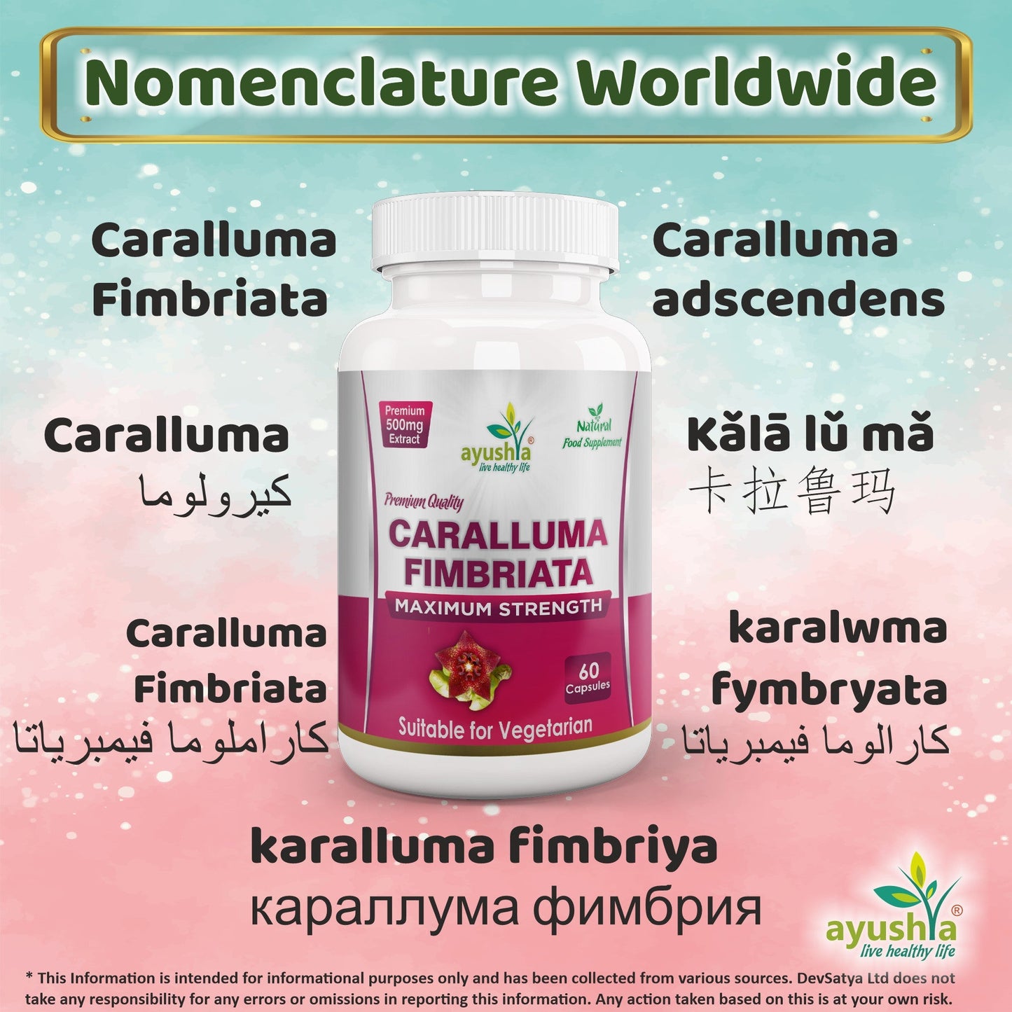 Caralluma Fimbriata Capsule - Herbalshire Handmade Herbal Products