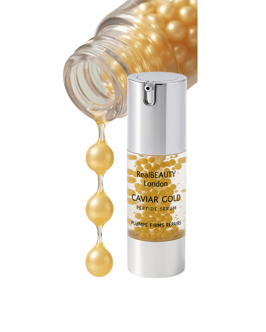 Caviar Gold Peptide Face Serum - Herbalshire Handmade Herbal Products