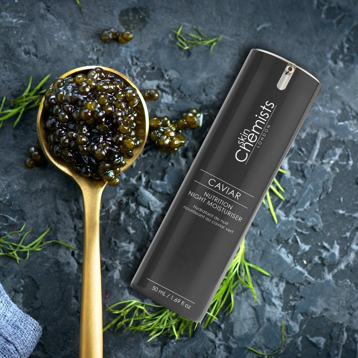 Caviar Nutrition Night Moisturiser 50ml - Herbalshire Handmade Herbal Products