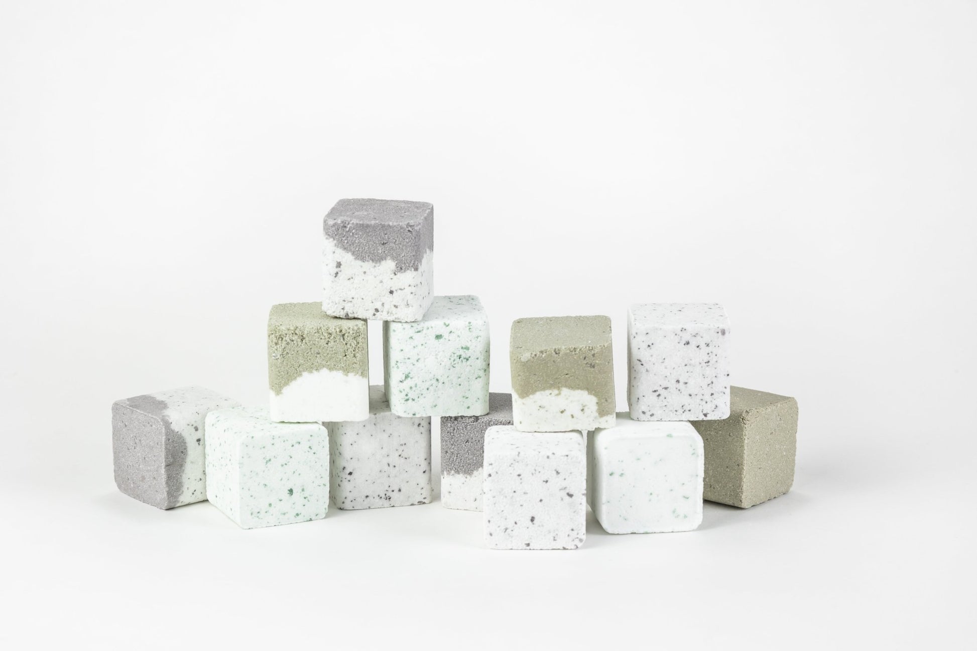 CBD Shower Steamers Gift Set with CBD - 5 Big Fizzies (THC Free) - Herbalshire Handmade Herbal Products