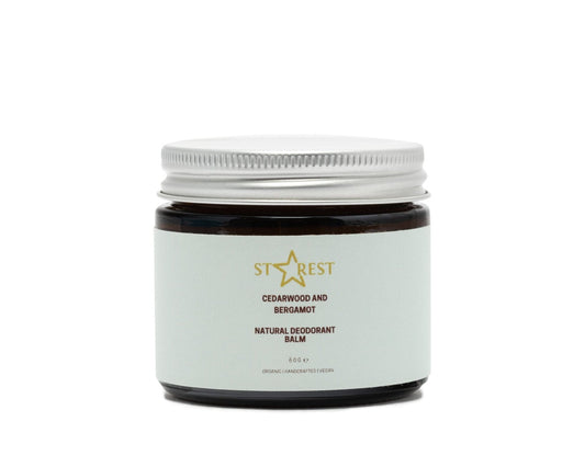 Cedarwood and Bergamot Deodorant Balm - Herbalshire Handmade Herbal Products