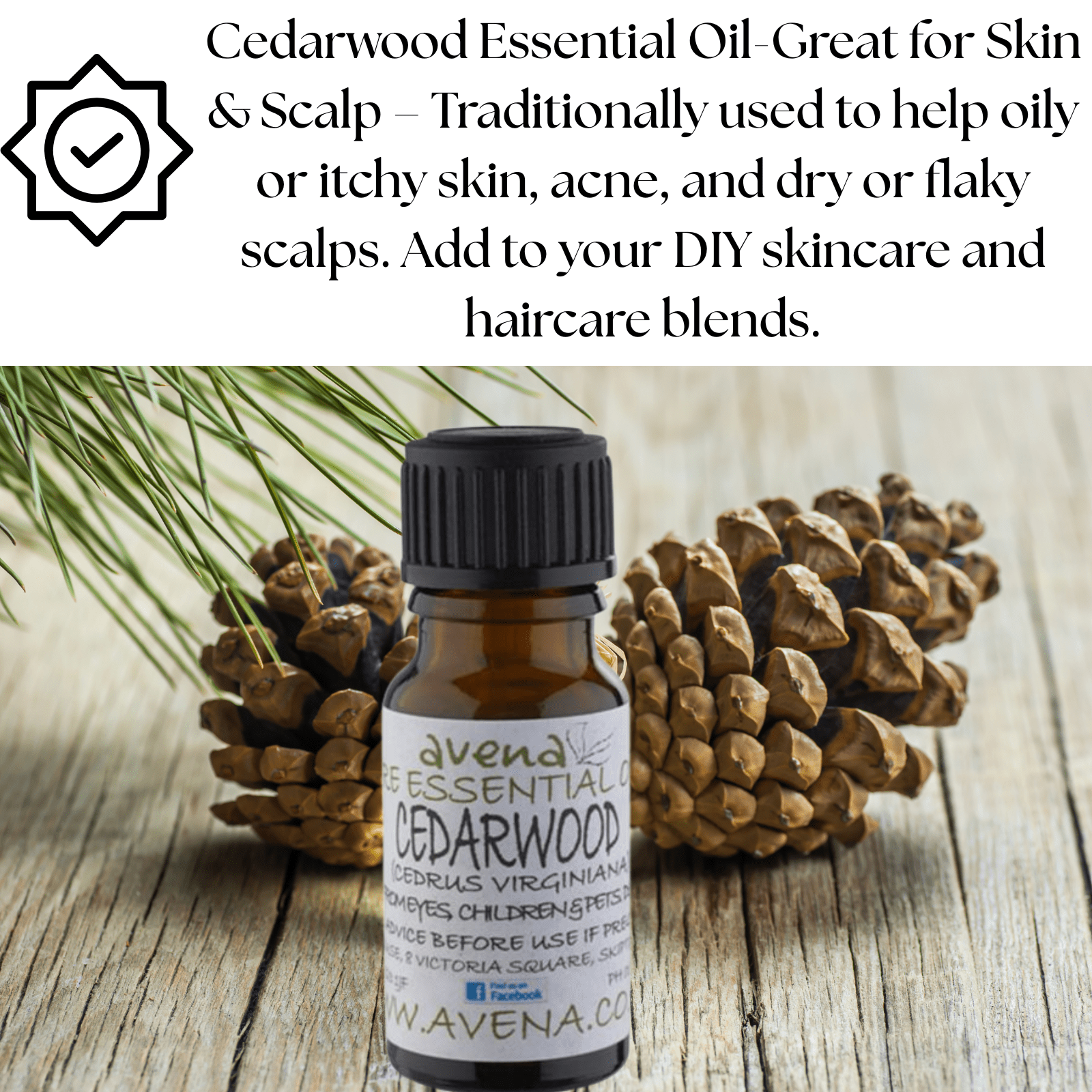 Cedarwood Essential Oil (Cedrus virginiana) – Woody Aromatherapy Oil - Herbalshire Handmade Herbal Products
