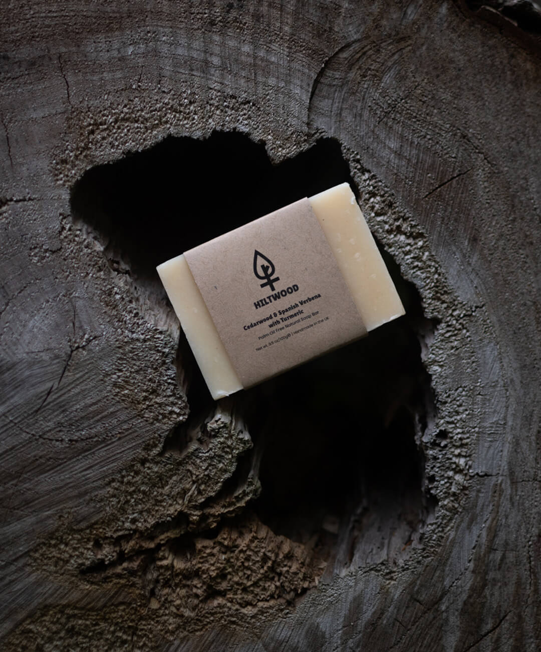 Cedarwood & Spanish Verbena with Turmeric Natural Soap Bar - Herbalshire Handmade Herbal Products