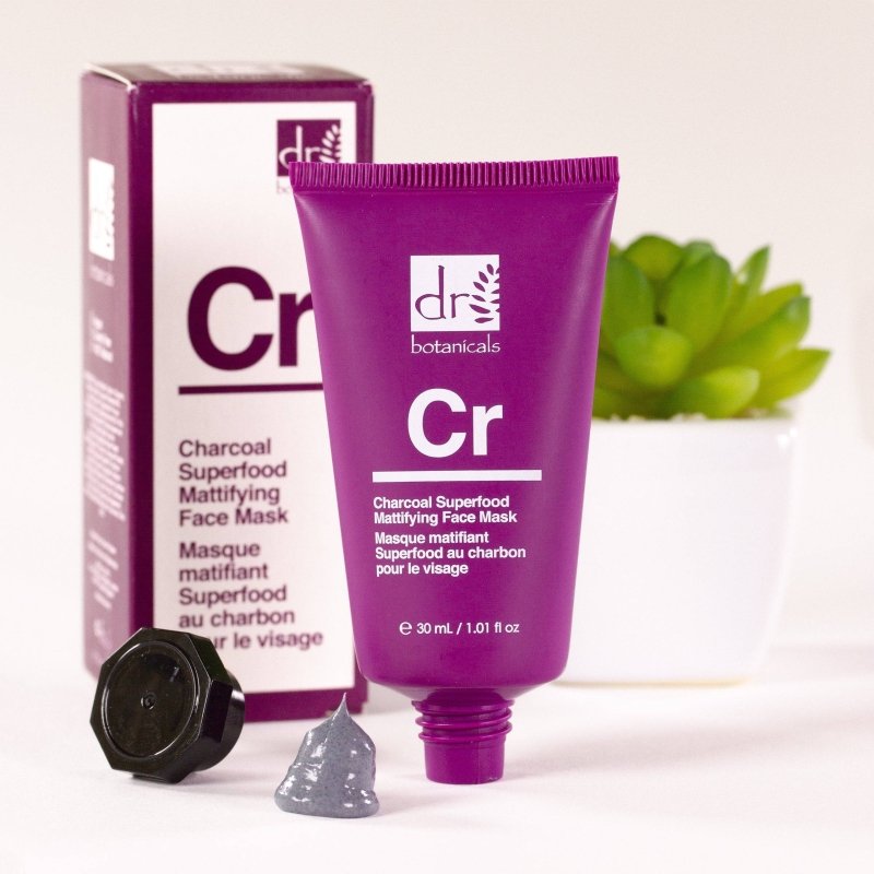 Charcoal Superfood Mattifying Face Mask 30ml - Herbalshire Handmade Herbal Products