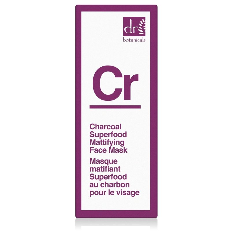 Charcoal Superfood Mattifying Face Mask 30ml - Herbalshire Handmade Herbal Products