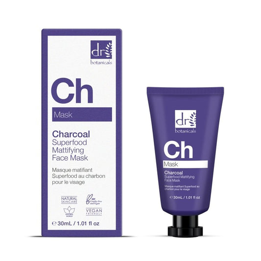 Charcoal Superfood Mattifying Face Mask - Herbalshire Handmade Herbal Products
