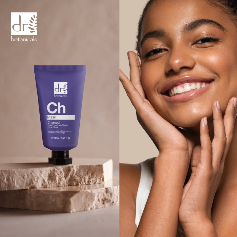 Charcoal Superfood Mattifying Face Mask - Herbalshire Handmade Herbal Products