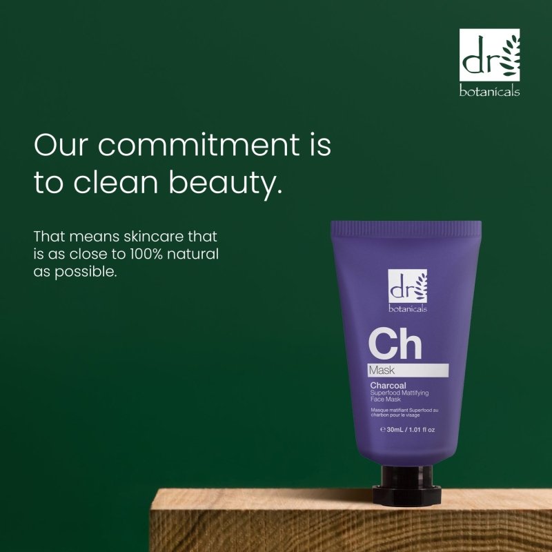 Charcoal Superfood Mattifying Face Mask - Herbalshire Handmade Herbal Products
