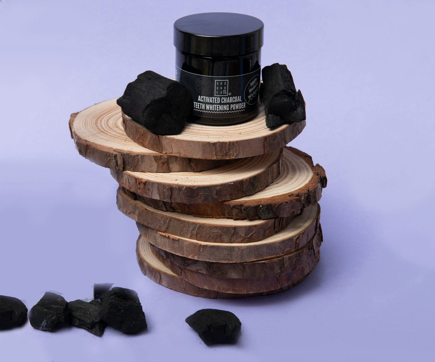 Charcoal Teeth Whitening Powder - Herbalshire Handmade Herbal Products