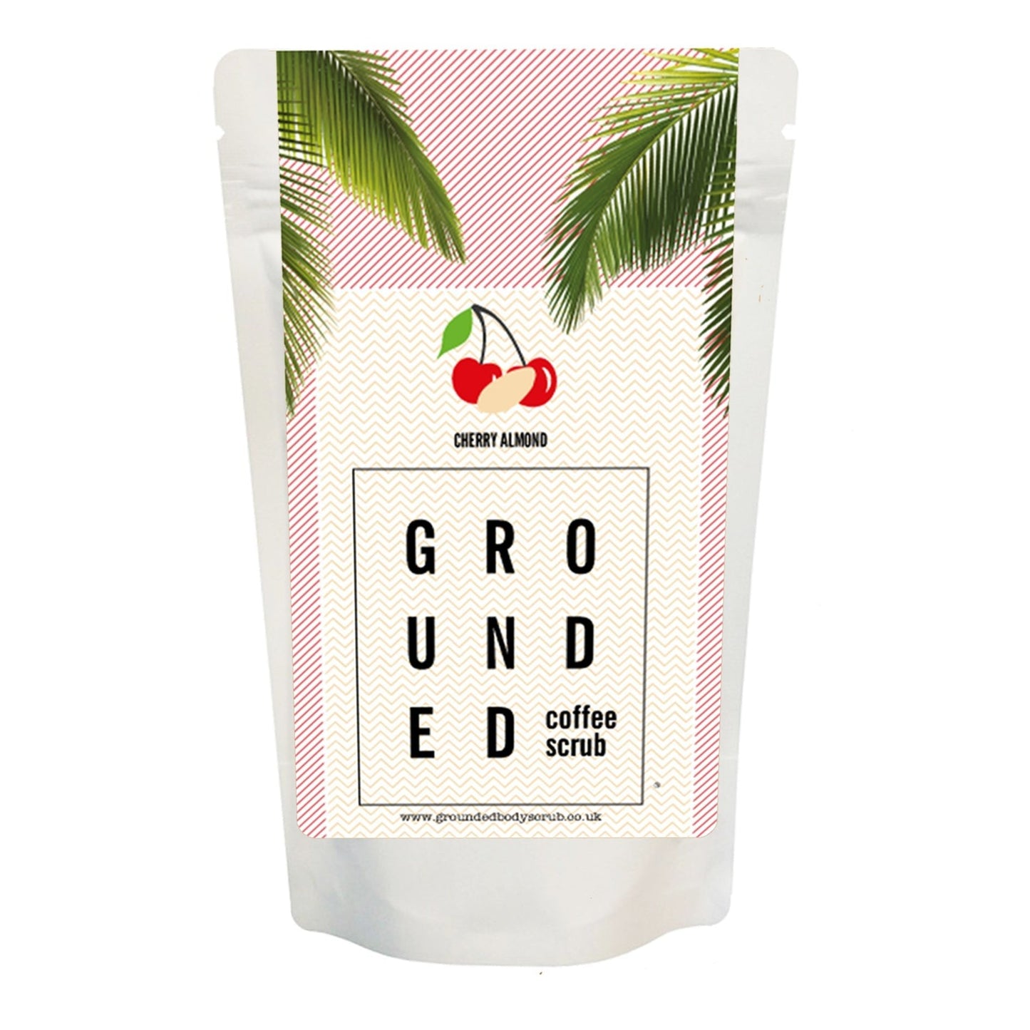 Cherry Almond Coffee Body Exfoliating Scrub (200g) - Herbalshire Handmade Herbal Products