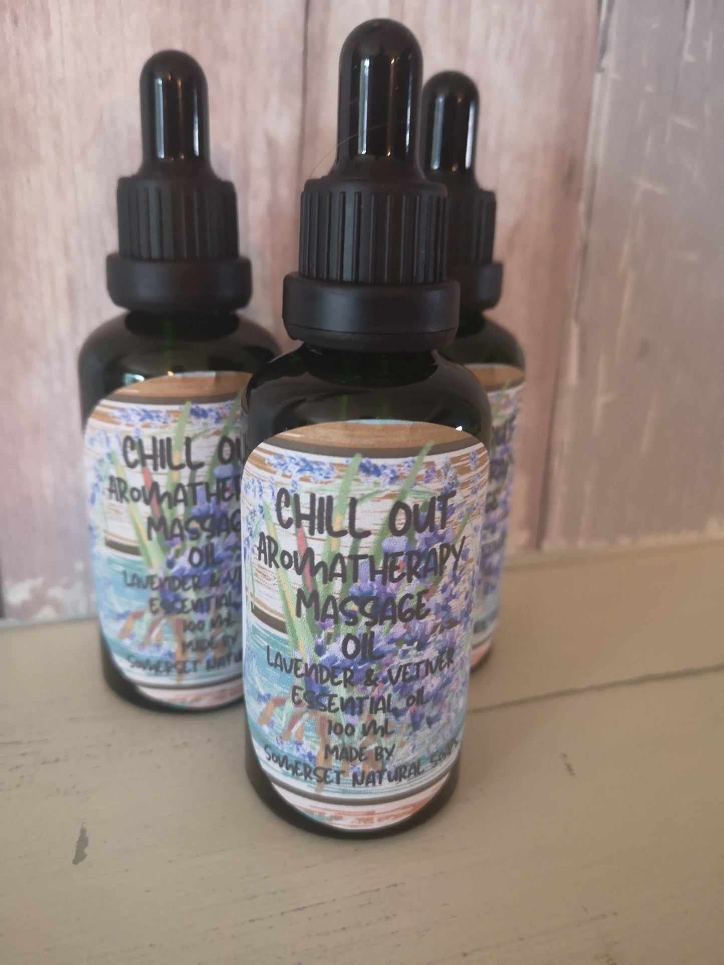 Chill Out Aromatherapy Massage oil - Herbalshire Handmade Herbal Products