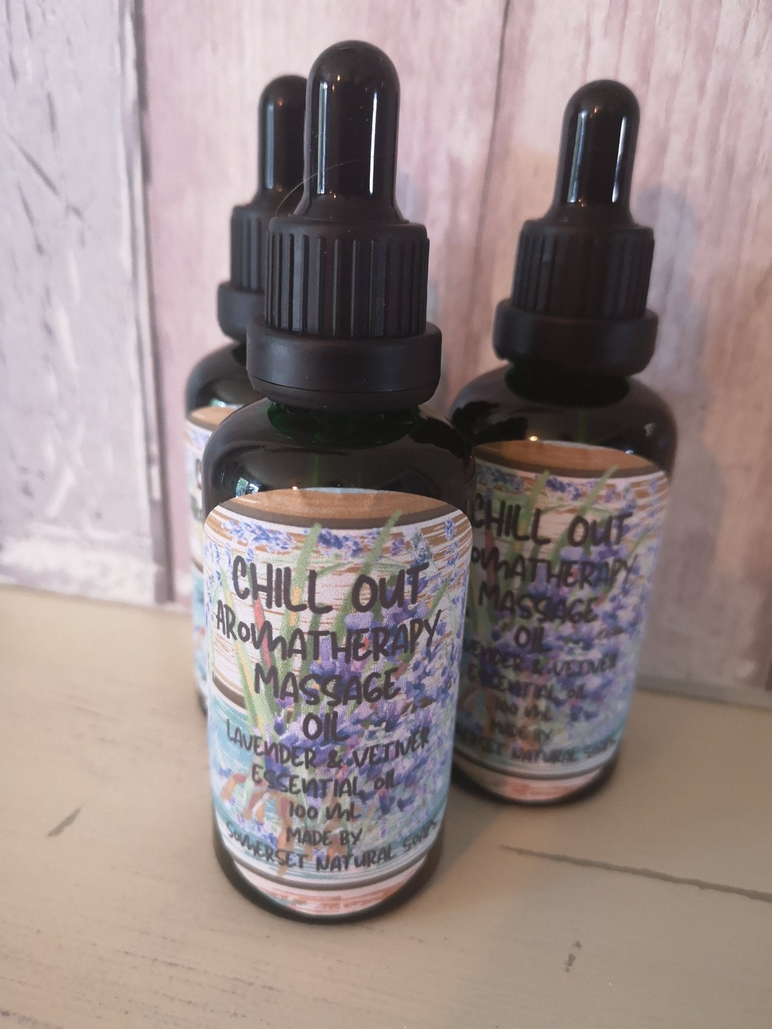 Chill Out Aromatherapy Massage oil - Herbalshire Handmade Herbal Products
