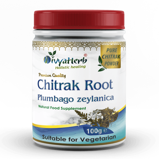 Chitrak Powder (Plumbago zeylanica) - Herbalshire Handmade Herbal Products