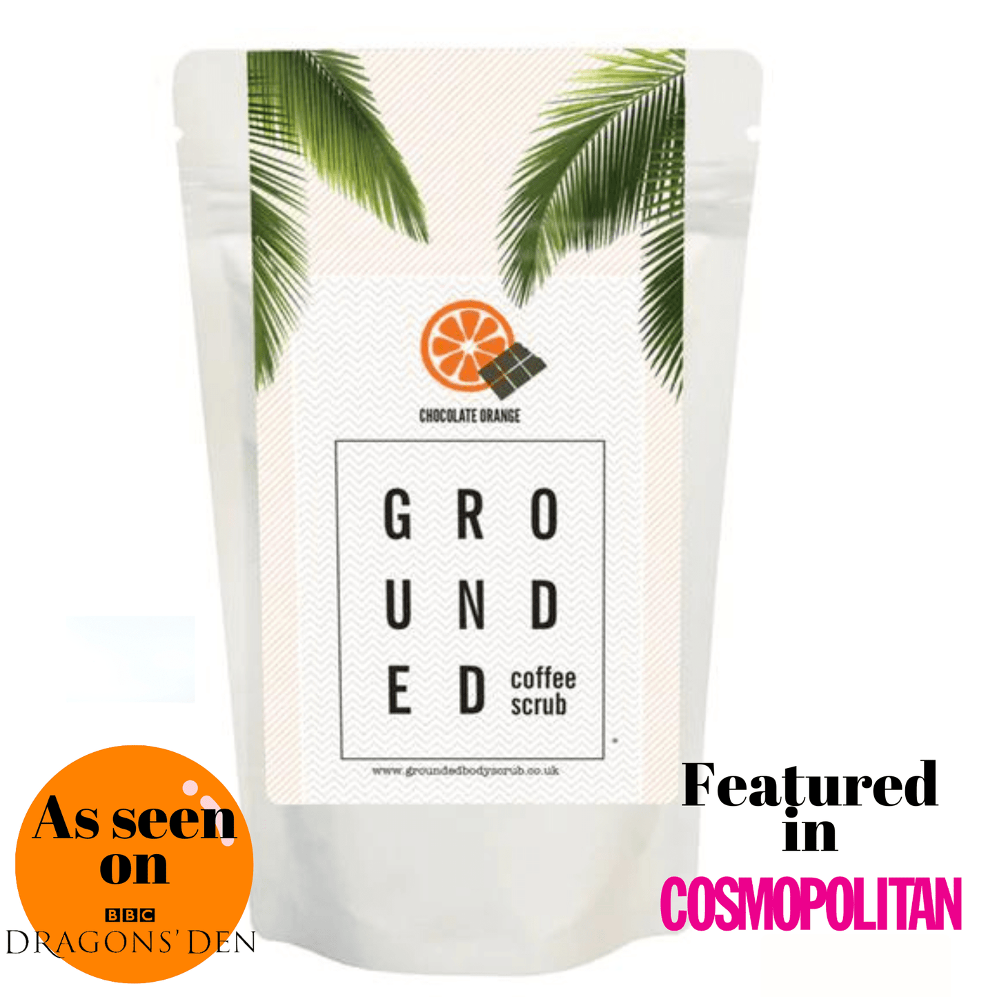 Chocolate Orange Coffee Body Exfoliator - Herbalshire Handmade Herbal Products