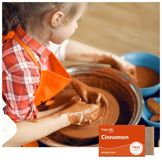 Cinnamon Natural Soap - Herbalshire Handmade Herbal Products