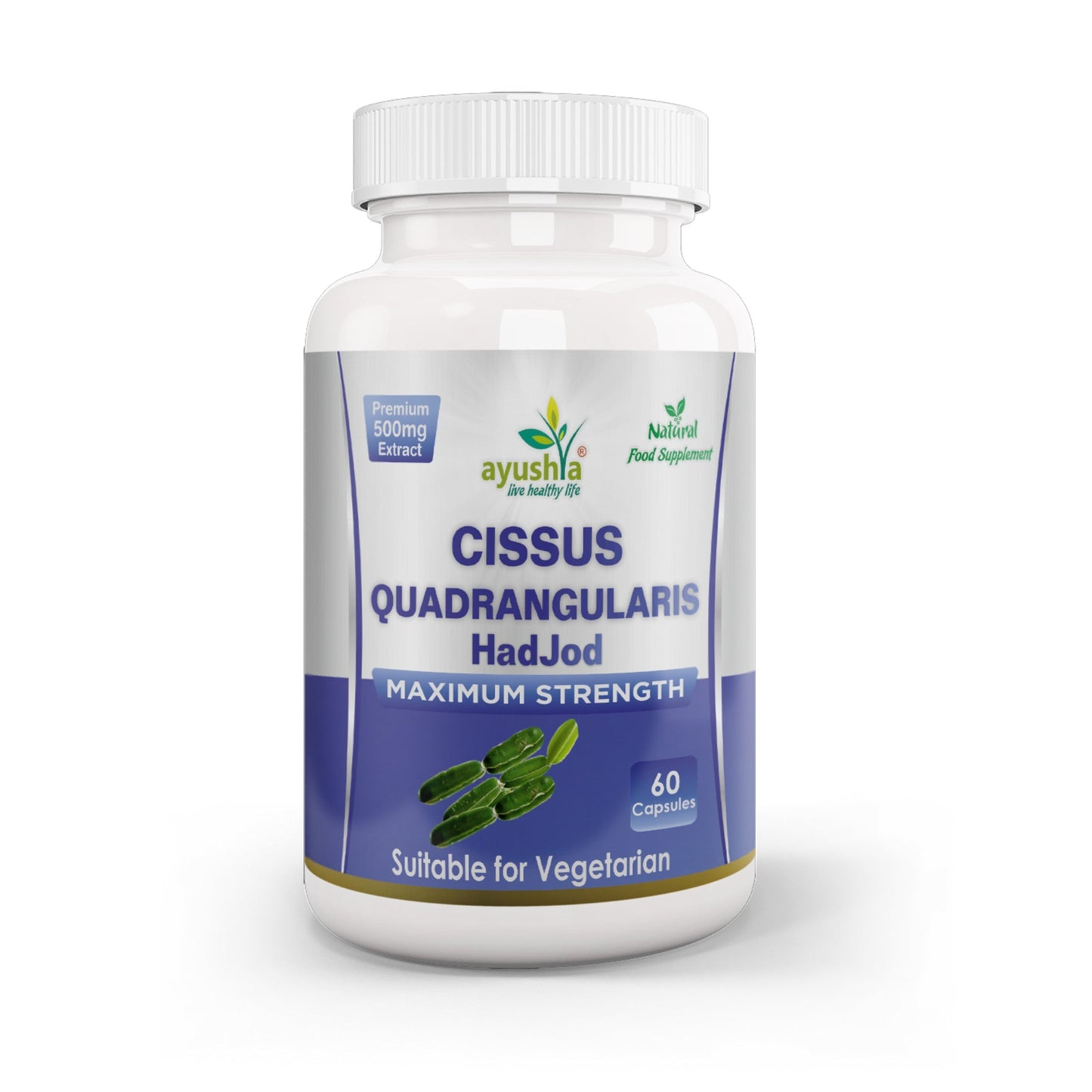 Cissus Quadrangularis (HadJod) Capsule - Herbalshire Handmade Herbal Products