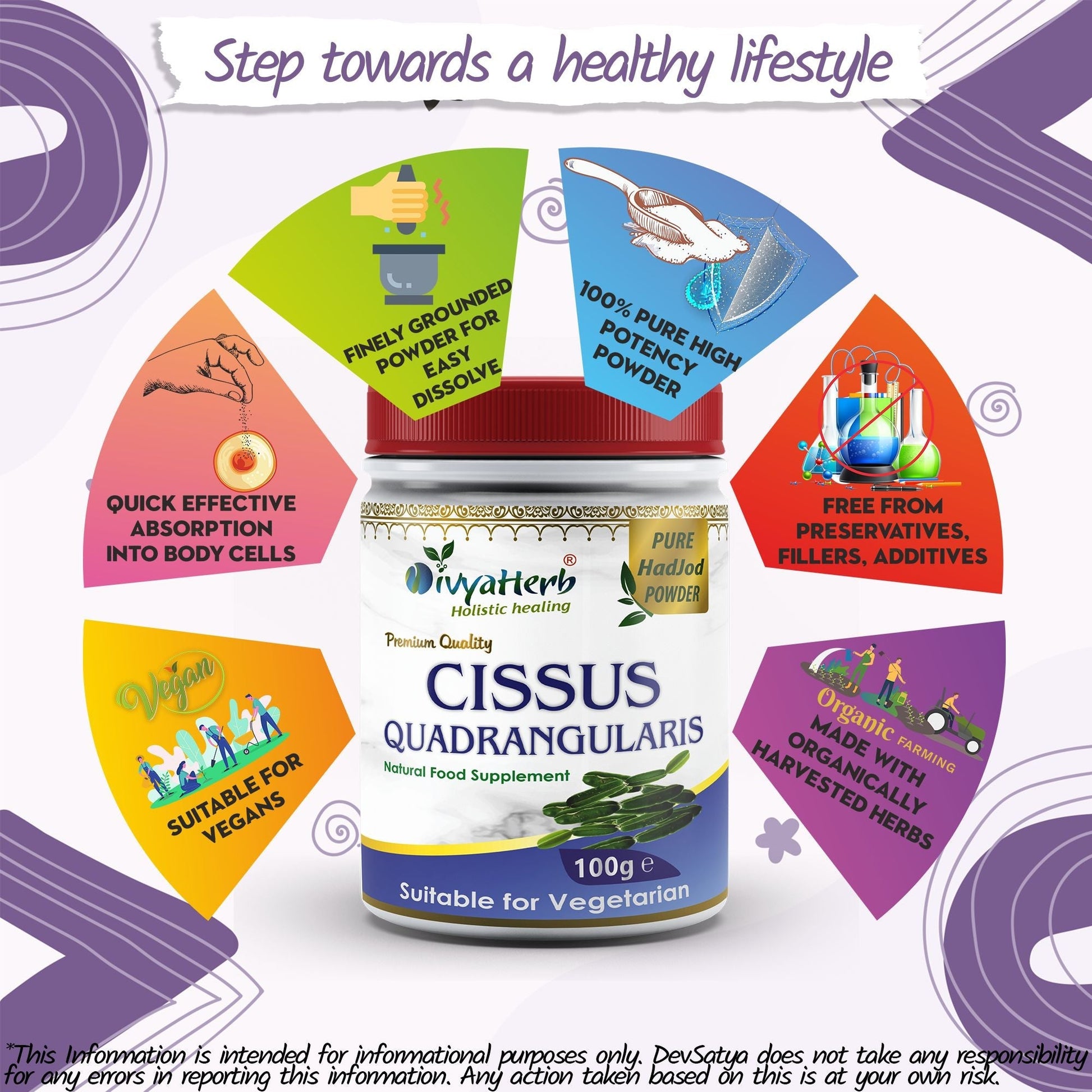 Cissus Quadrangularis Powder - Herbalshire Handmade Herbal Products