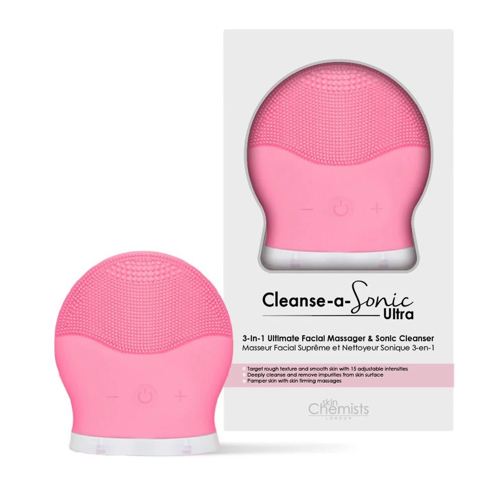 Cleanse - A - Sonic Cleansing Device (PINK) - Herbalshire Handmade Herbal Products