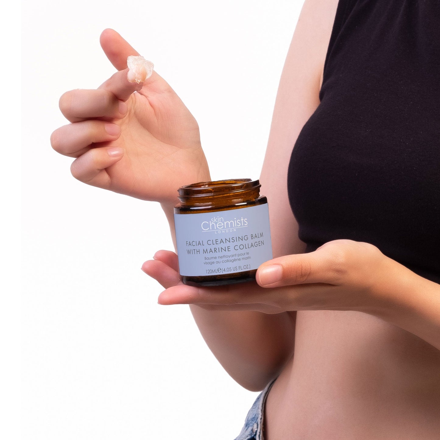 Cleansing Balm with Marine Collagen 120ml - Herbalshire Handmade Herbal Products