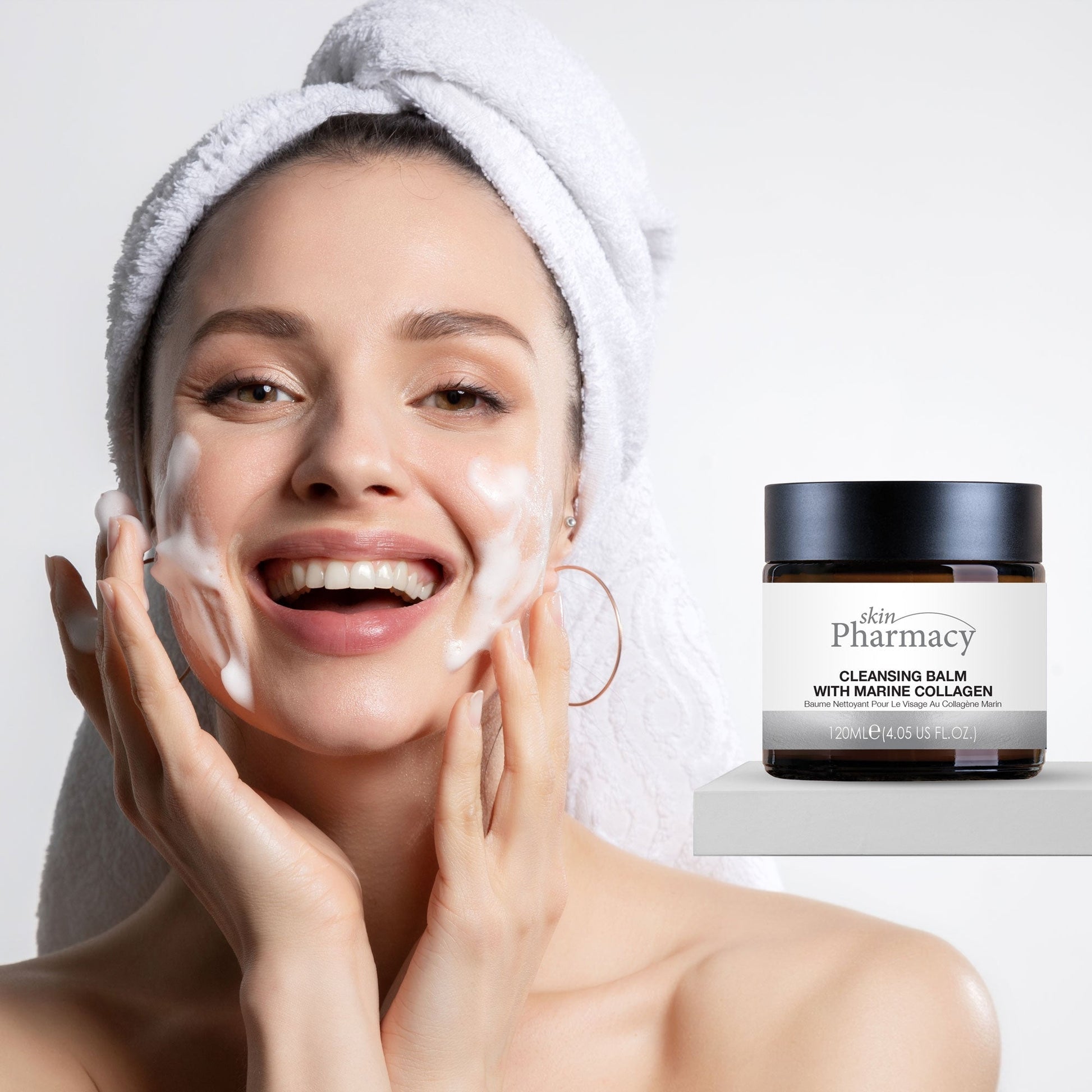 Cleansing Balm with Marine Collagen 120ml - Herbalshire Handmade Herbal Products