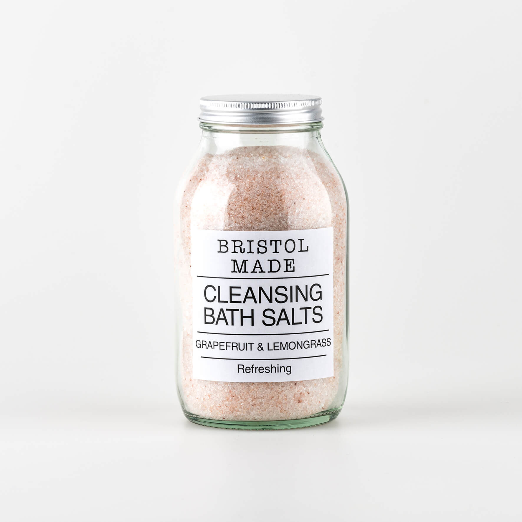 CLEANSING BATH SALTS LEMONGRASS & GRAPEFRUIT - Herbalshire Handmade Herbal Products
