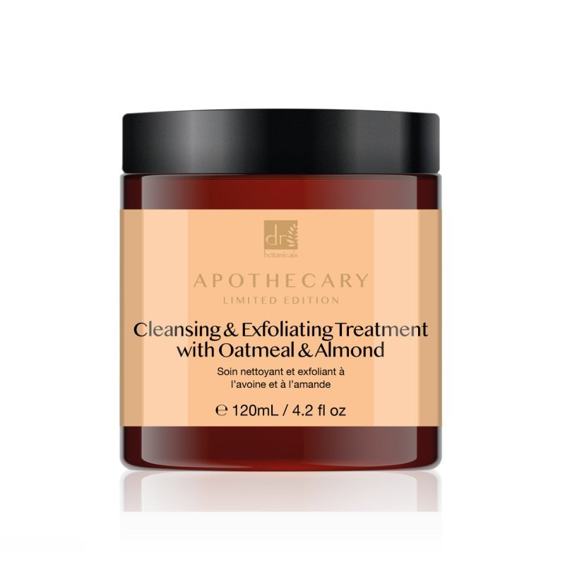 Cleansing & Exfoliating Treatment with Oatmeal & Almond 120ml - Herbalshire Handmade Herbal Products
