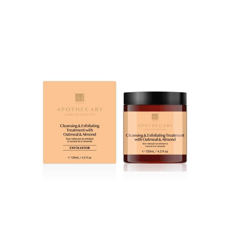 Cleansing & Exfoliating Treatment with Oatmeal & Almond 120ml - Herbalshire Handmade Herbal Products